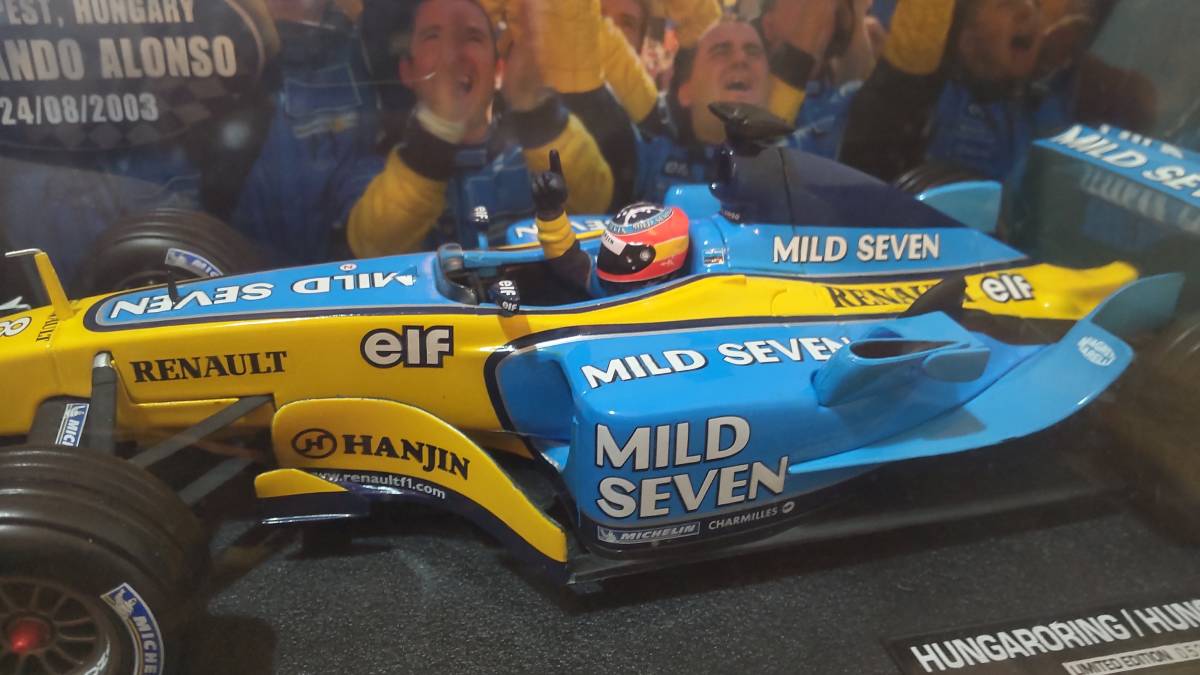1⁄18 R23 F1 ルノー Renault Wheels Fernando Alonso Hot