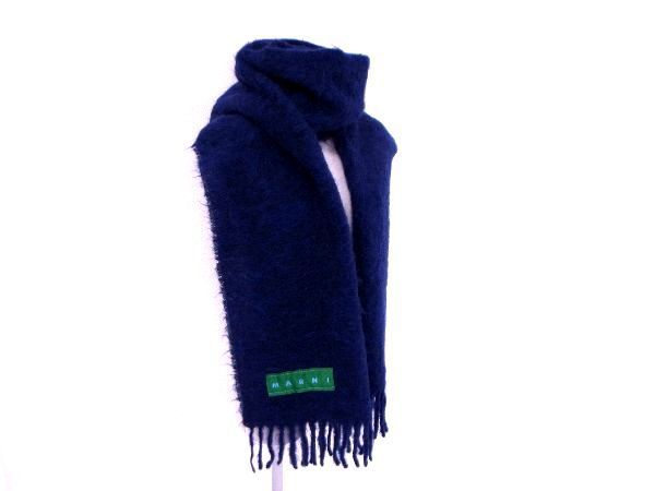 1円 □極美品□ MARNI マルニ マフラー ストール ショール 防寒具  