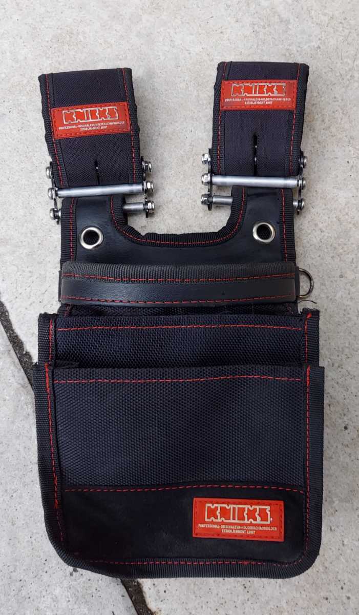 即決☆中古☆美品☆ニックス/Knicks/腰袋/工具差し/3段/レターパックプラス