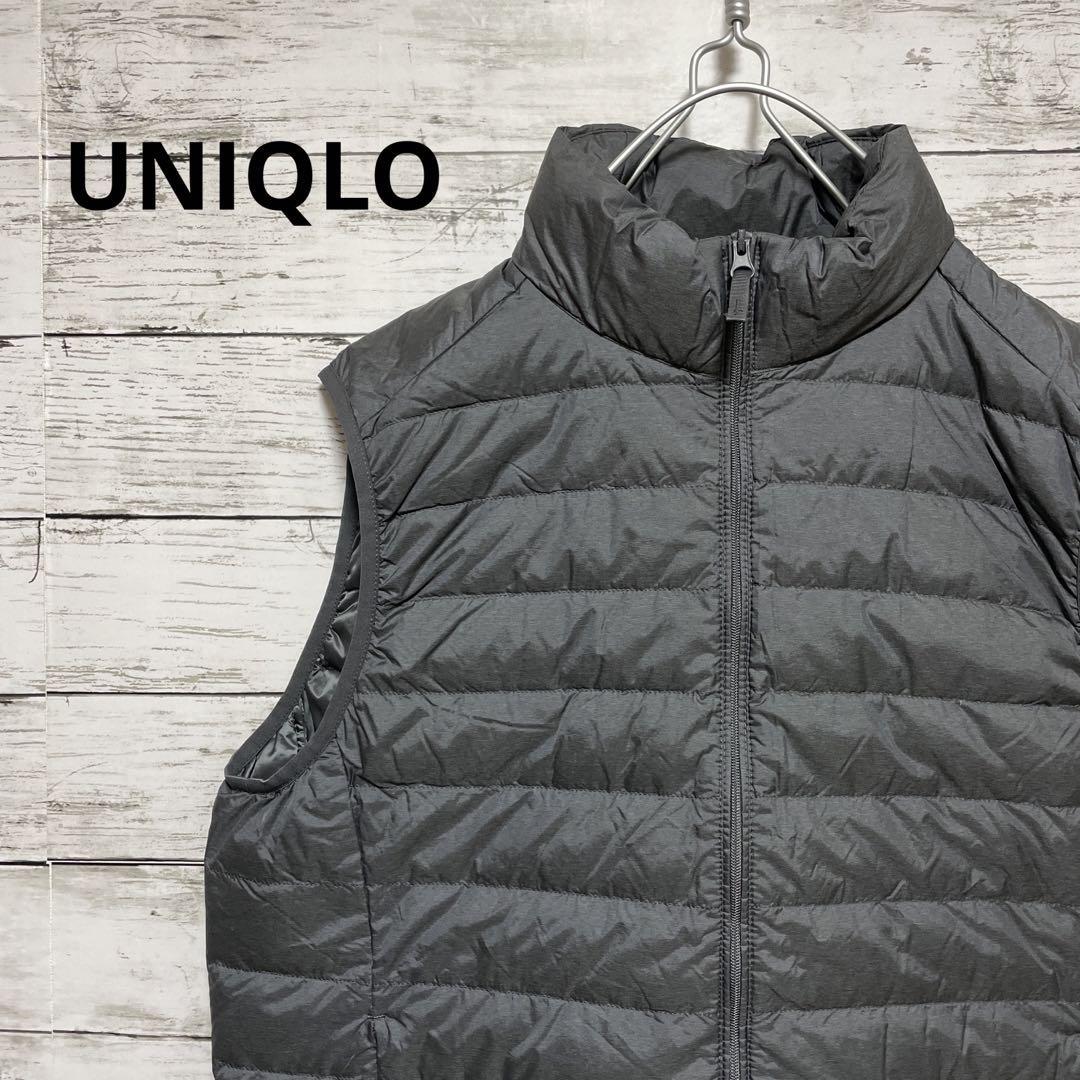 UNIQLO ウルトラライトダウンベスト 保存袋ありグレー 定番 人気