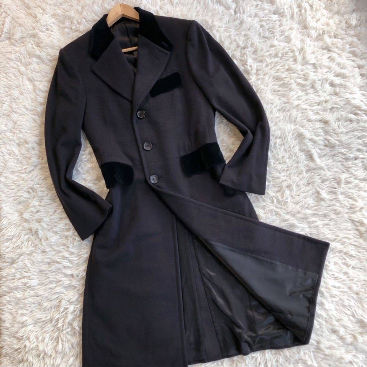 美品！GUCCI【圧倒的高級感】グッチ カシミヤ混 チェスターコート