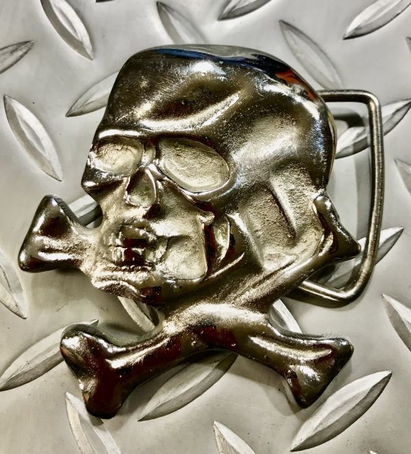 ビンテージ ビンテージ クロスボーン バックル/ジャーマン スカル