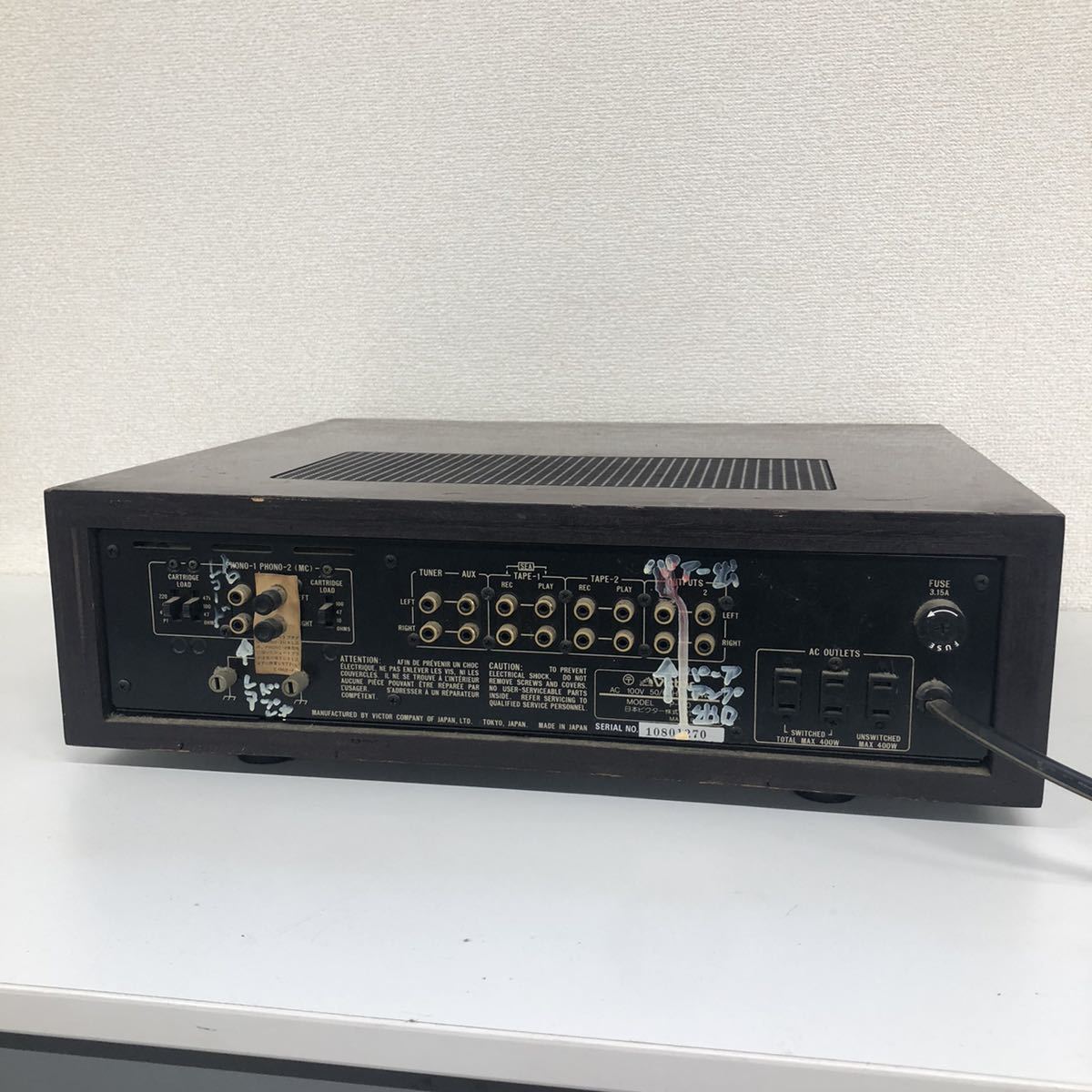N3 sa) Victor P-L10 プリアンプ ビクター コントロールアンプ 動作品