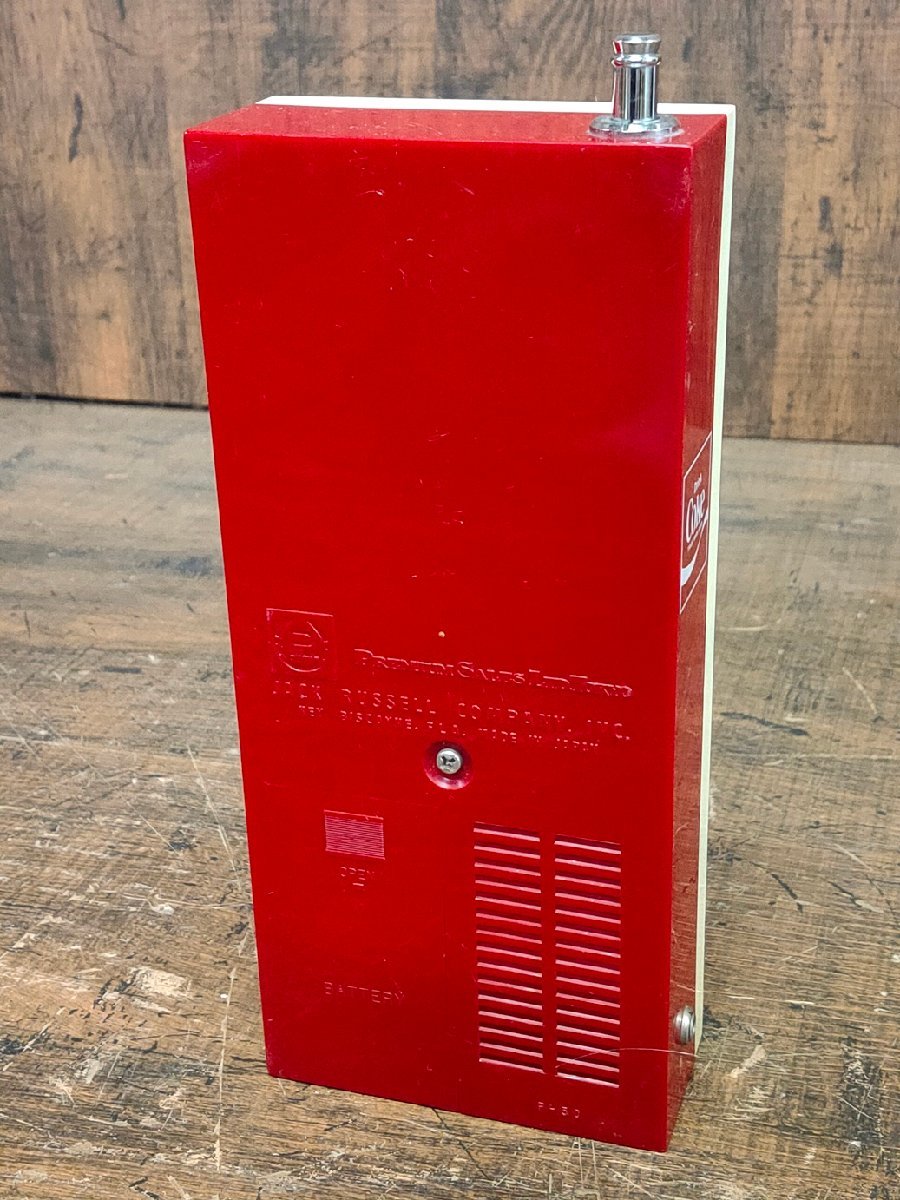 コカコーラ 自販機型ラジオ 昭和レトロ 非売品 ジャンク 112107A/SR10