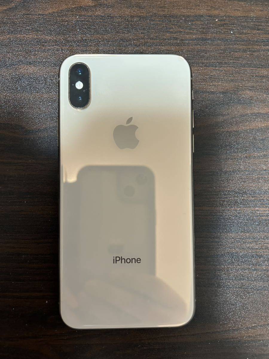 iPhoneXs MTE22J/Aゴールド 265GB SIMロック解除 ゴールド 256GB 