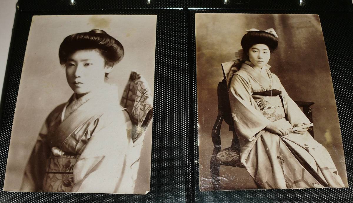 美人 古写真 戦前 大正 明治 絵葉書 絵はがき - Yahoo 芸者 Yahoo 