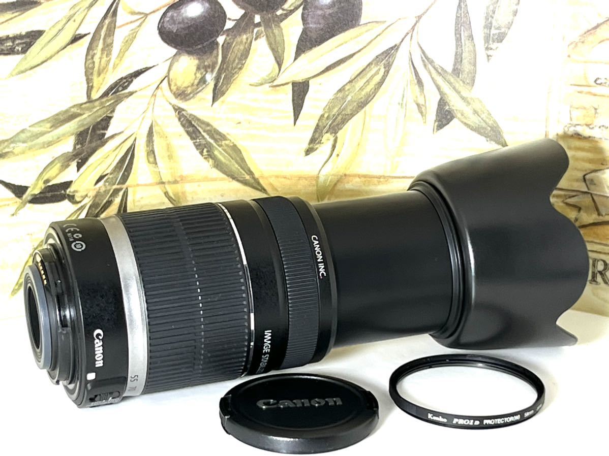 超望遠レンズ❤️Canon EF-S 55-250mm IS❤️手振れ補正❤️ 美品 