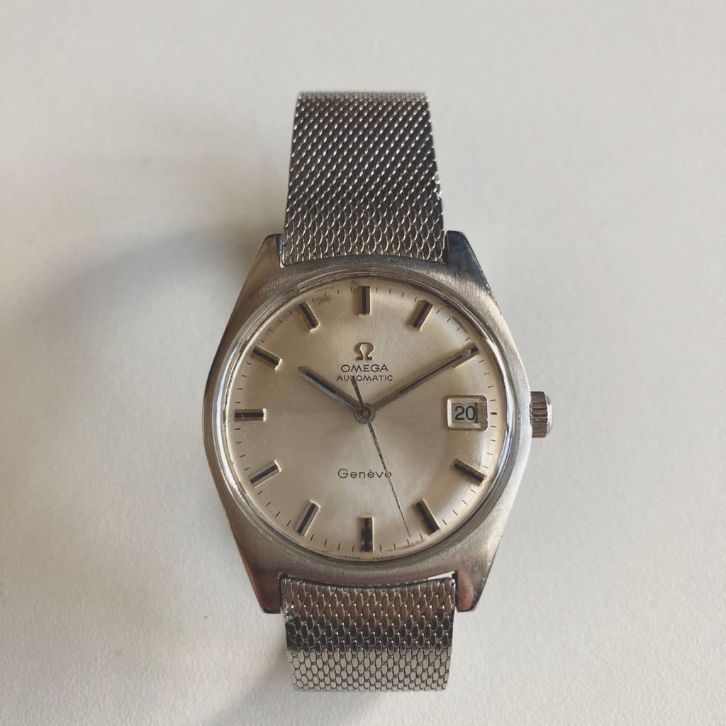 OMEGA Geneve 自動巻 アンティーク - 希少OMEGA オメガ 腕時計 Geneve
