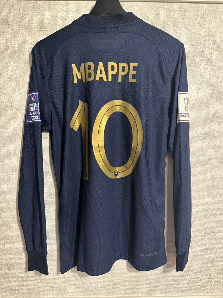 Nike フランス代表 2022 ワールドカップ決勝モデル ユニフォームエムバペ Nike フランス代表 2022 ワールドカップ決勝モデル ユニフォームエムバ