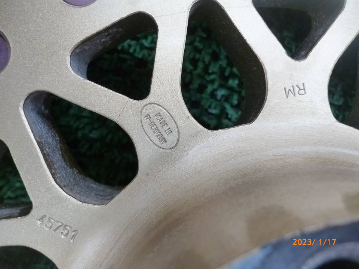 BBS ゴールド 金系 RM 深リム 14インチ? レーシングホイール レース