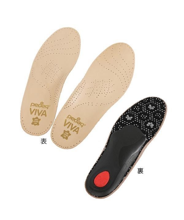☆ 42 インソール メンズ レディース Pedag ぺダック 本革 牛革 ヌメ革 衝撃吸収 中敷き VIVA ビバ art187 吸汗 蒸れにくい 消臭 吸湿 調