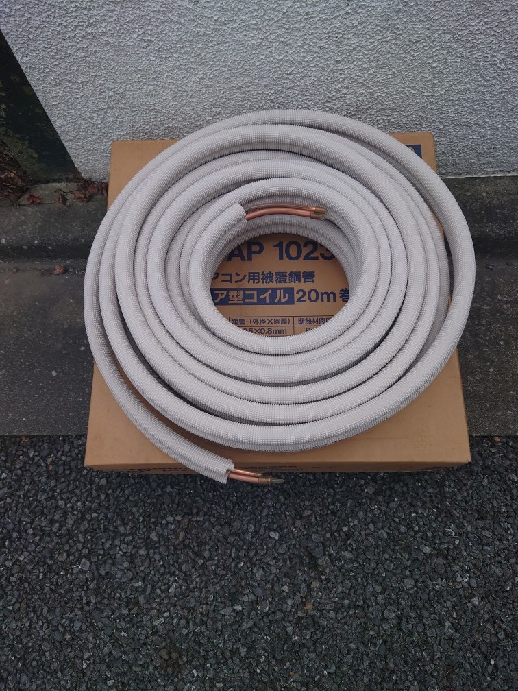 松下電工 DAP1023 エアコン用被覆銅管　ペア型コイル 2分 3分　20ｍ巻　