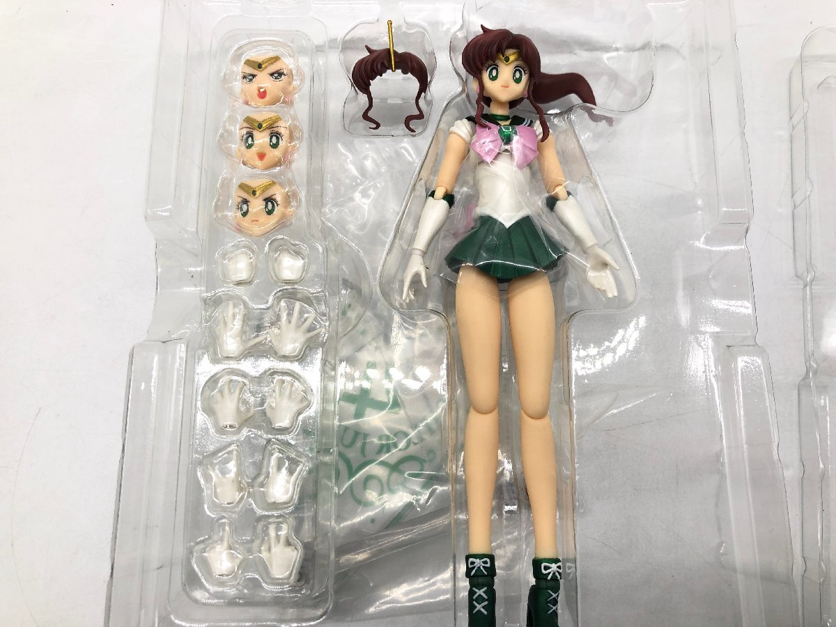 S.H.Figuarts セーラーサターン(未開封) セーラージュピター(開封済) フィギュアセット フィギュアーツ BANDAI[34-0119-O3]☆良品☆ セーラーサターン フィギュア Color