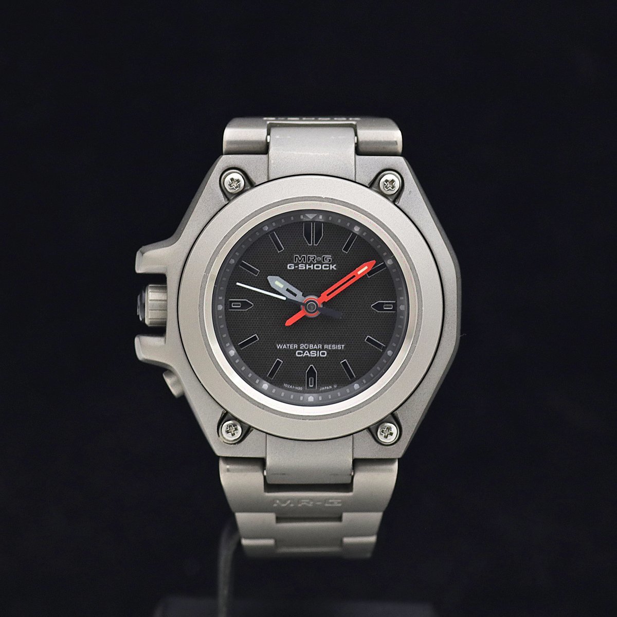 美品 CASIO カシオ G-SHOCK MR-G MRG-120T-1A チタン メンズ クォーツ 