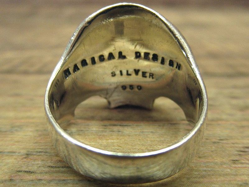 ◇ MAGICAL DESIGN マジカルデザイン Silver 950 LPS RING スカル