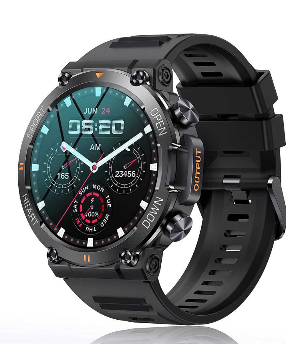 スマートウォッチ 軍用規格 通話 Smart Watch 1.39インチ 100種類運動モード 280種類文字盤 多機能 