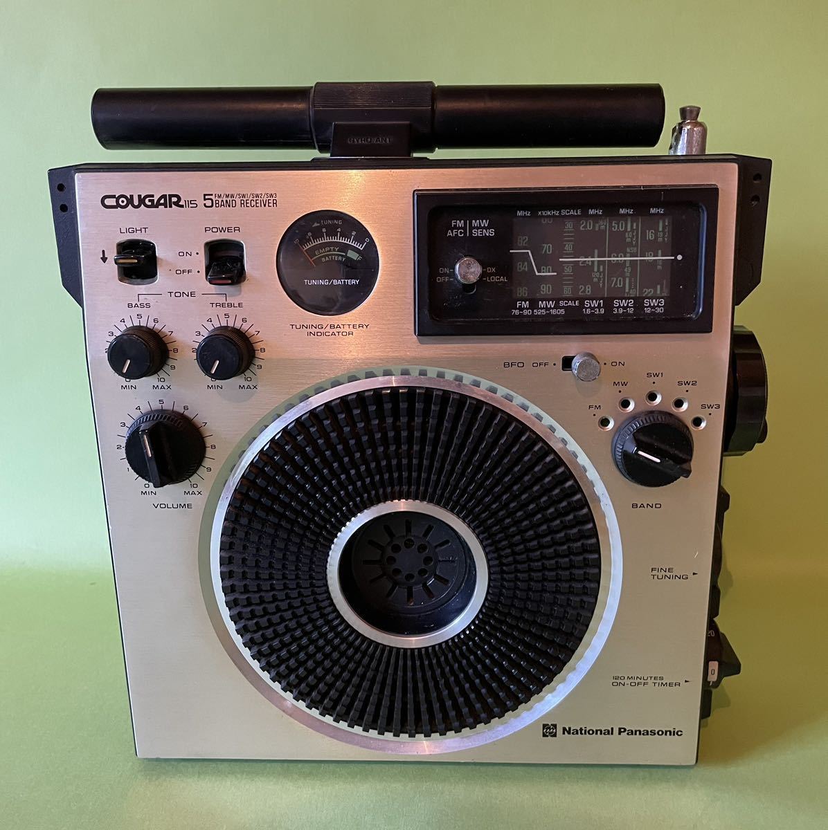 BCLラジオ COUGAR 115 クーガー National ナショナル Panasonic 昭和