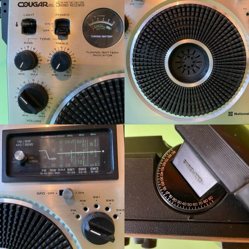 National BCLラジオ COUGAR 115 クーガー National ナショナル