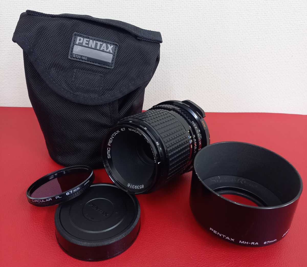 ■A PENTAX SMC 67 MACRO 135mm F4 中判 マクロ レンズ カメラ ケース ペンタックス