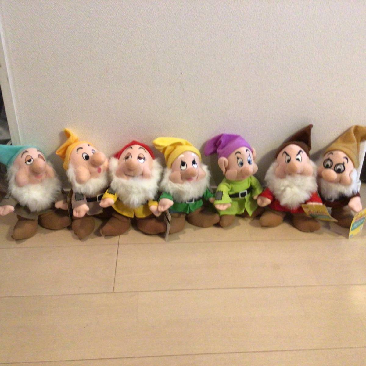 Disney ディズニー 七人の小人ぬいぐるみ 7体セット SEGA製(ディズニー
