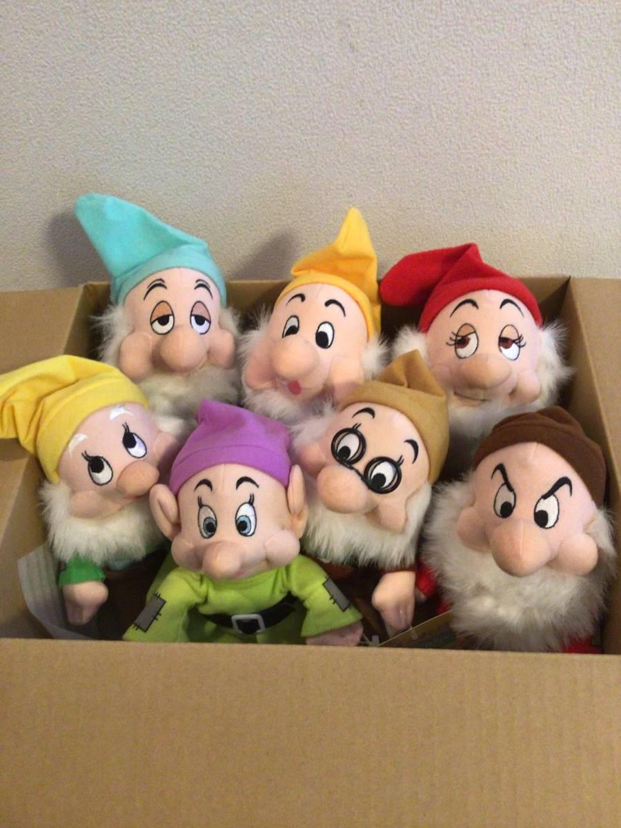 Disney ディズニー 七人の小人ぬいぐるみ 7体セット SEGA製(ディズニー