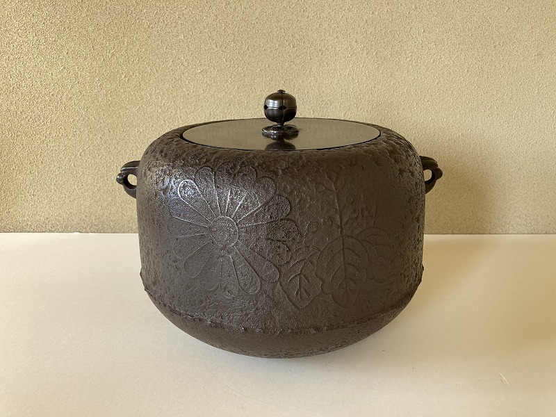 玉川堂 鎚起銅器 - 煎茶道具 湯沸 銅瓶 水注 鎚肌 □玉川堂 金 梅蘭竹