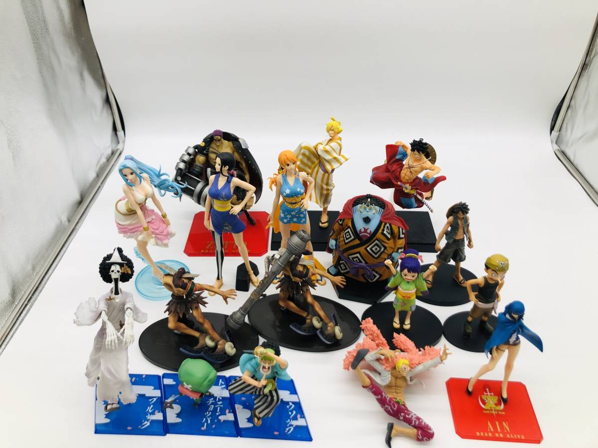12270）ワンピース フィギュアまとめ箱なし ルフィ⁄サンジ フィギュア