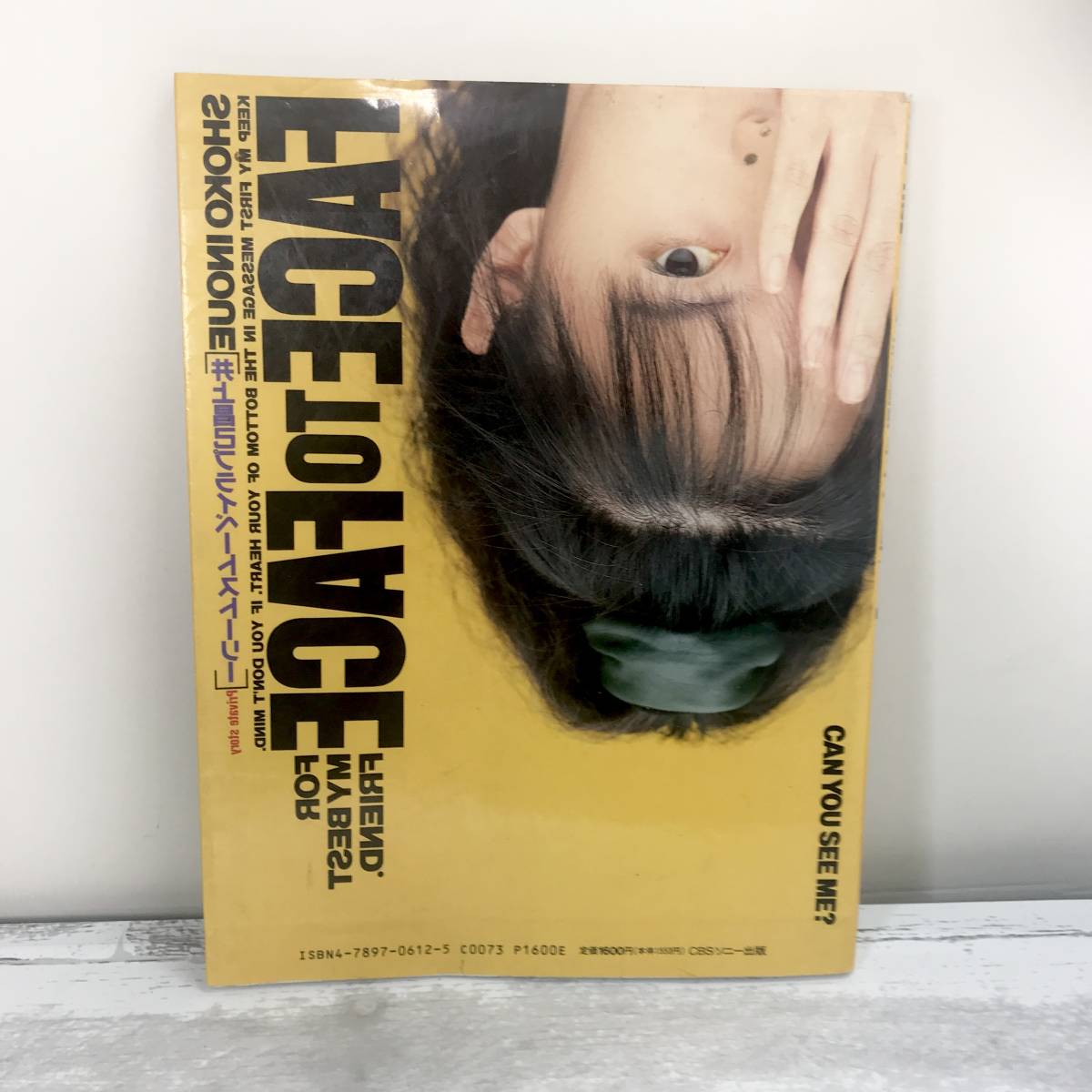 初版 井上昌己 INOUE SHOKO プライベートストーリー FACE TO FACE 1991