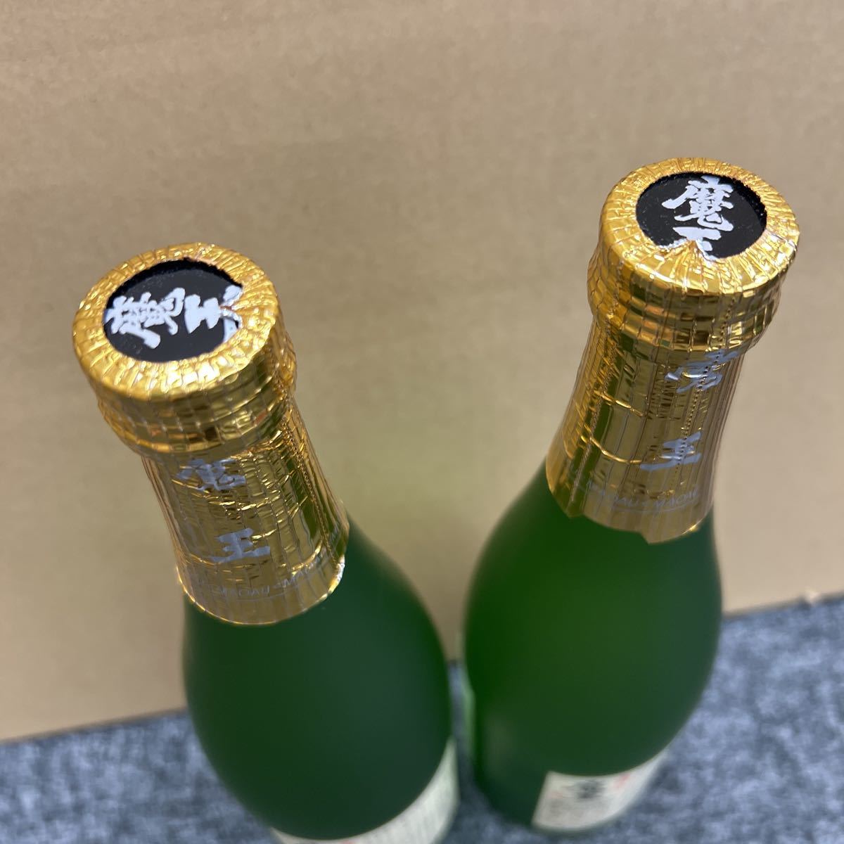 魔王 焼酎 緑色ボトル 金色キャップ 芋焼酎／魔王 25度 1.8L ｜ 厳撰
