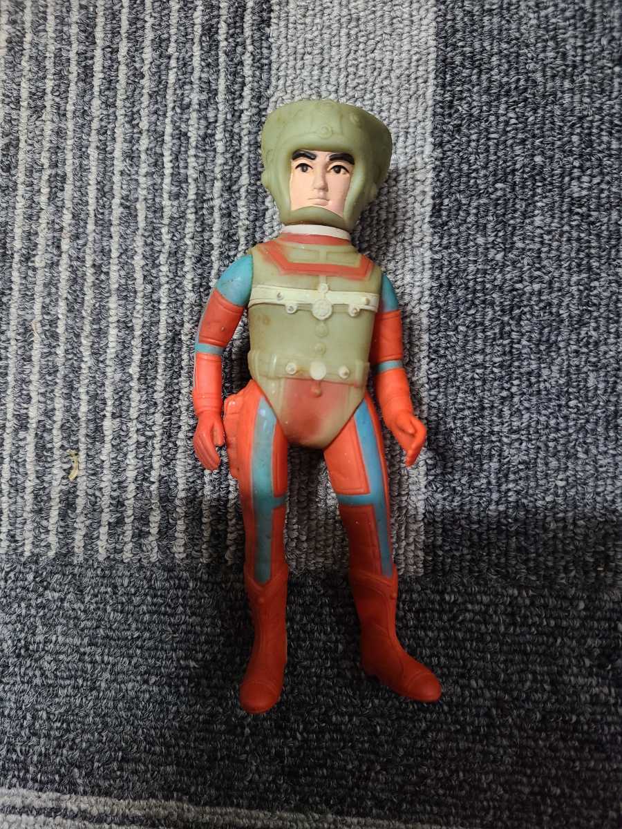 ブルマァク 円谷 ウルトラマンタロウ ZAT隊員 美品！当時物 ソフビ