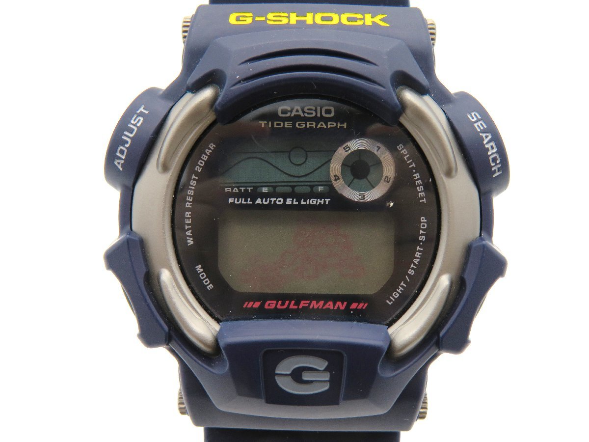 1円□ジャンク□ カシオ DW-9700 Gショック 黒 クオーツ メンズ 腕時計