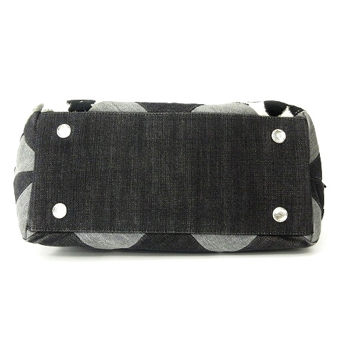 連休価格新品Think Beeパッチワークデニムハンドバッグ Think Bee!（シンクビー） Think Bee デニム バッグ レザー ハート