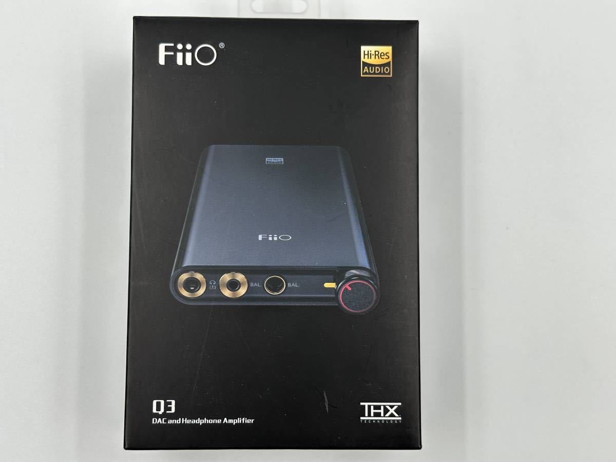 ◇◆超美品！ Fiio Q3 DSD512 DAC 付属品全てあり MITTER CASEの専用レザーケース付き　 送料無料◆◇
