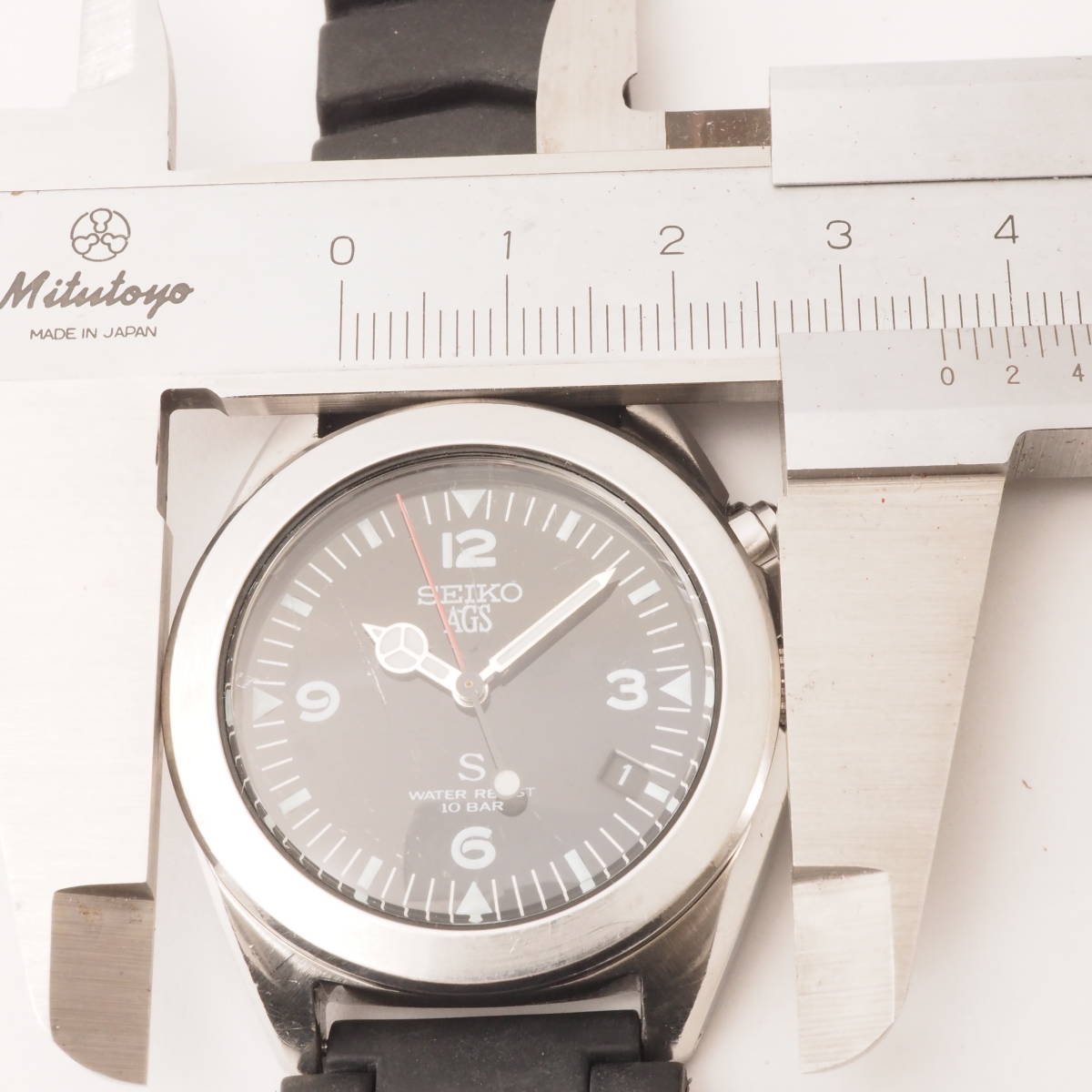 セイコー AGS SUS サス 5M22-6C30 A4 SEIKO SCUBA SS デイト 自動巻 