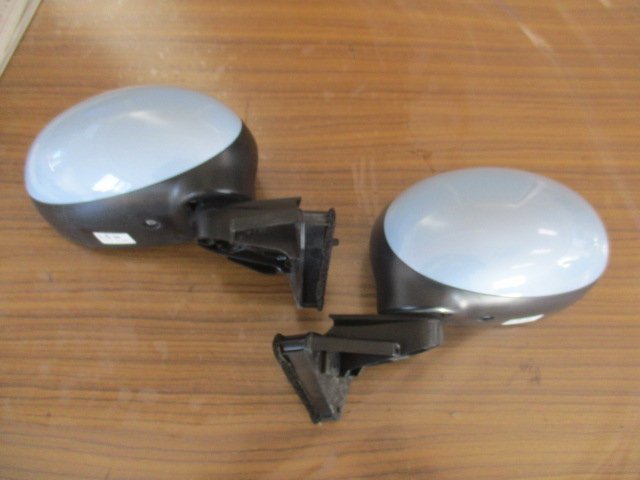 H22 マツダ　キャロル　HB25S ドアミラー左右セット　カラーZKS（水色）作動確認済