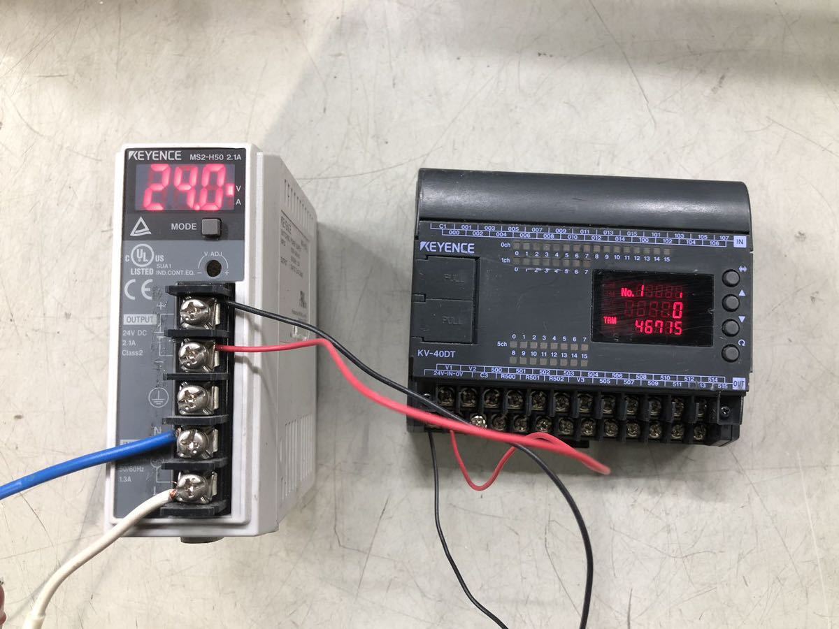 E943 KEYENCE/キーエンス シーケンサ KV-40DT+MS2-H50