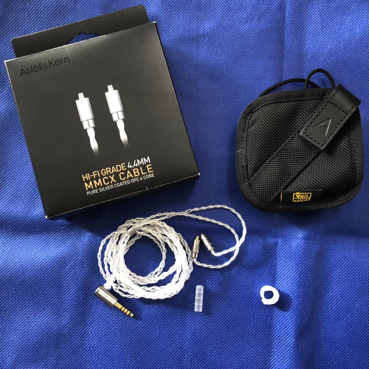 【美品　3月まで保証有】Astell ＆ Kern　アステルアンドケルン　AK PEP11 MMCX　4.4mm5極バランス　1.2ｍ　リケーブル