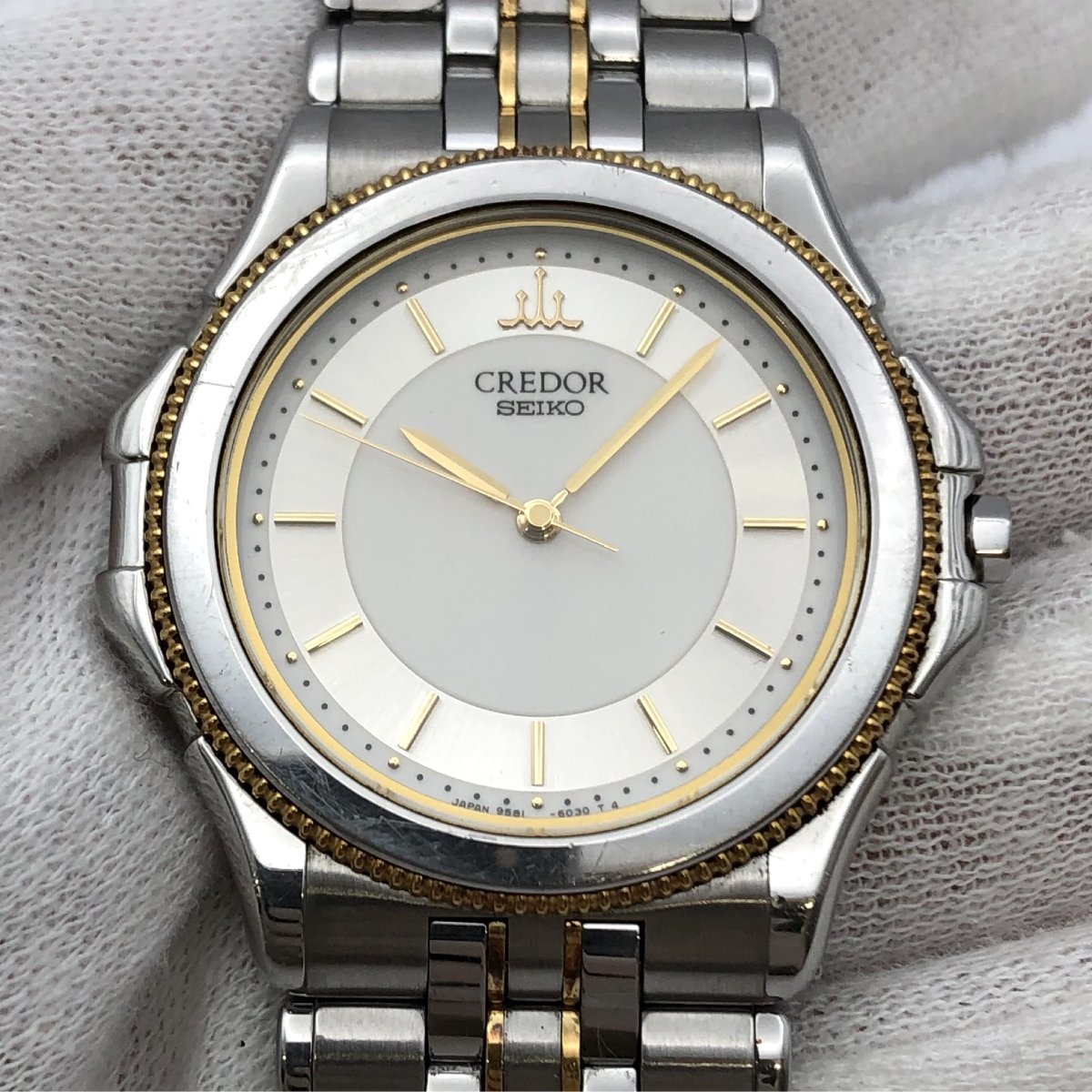 101585915 【稼働/新品電池】SEIKO セイコー CREDOR クレドール 18KT 