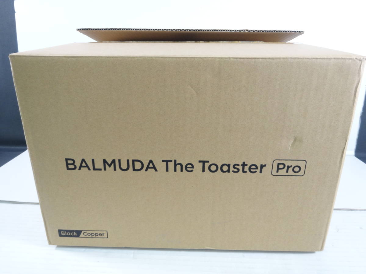 37/483★バルミューダ オーブントースター BALMUDA The Toaster Pro ブラック K05A-SE★通電確認のみ行う
