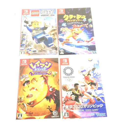 クラッシュバンディグー4 東京2020オリンピック レゴシティアンダーカバー 等 ニンテンドースイッチ ソフト4点セット