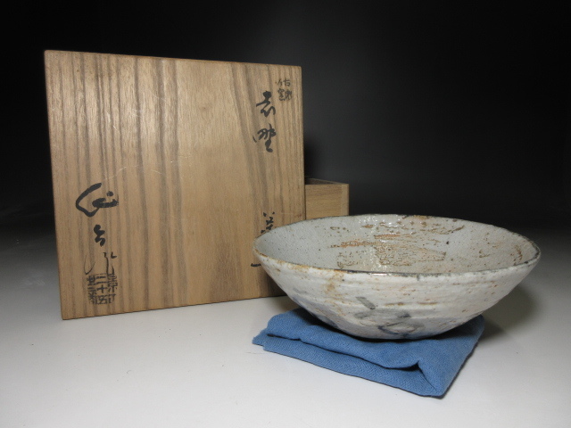 ◇◇買取初出し◇古瀬戸窯 加藤作助 志野 茶碗◇共