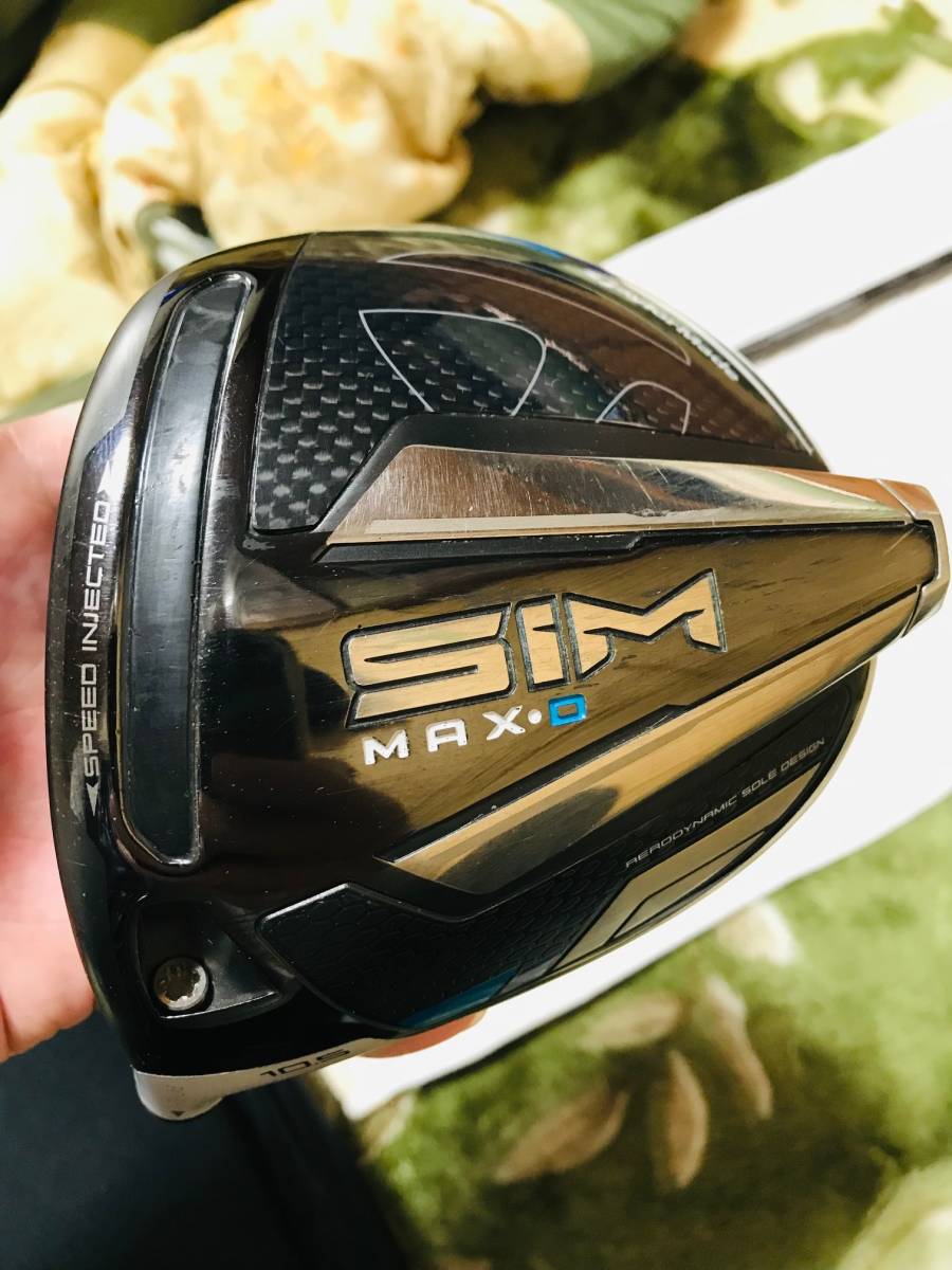 SIM MAX D 1W 10.5° 純正TENSEIブルー　TM50S　シムマックスD　ガラスコーティング済　激飛び　そこそこ美品 レフティー