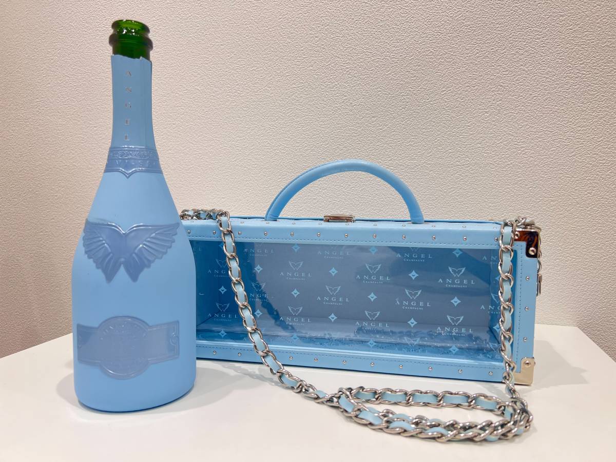エンジェル シャンパーニュ ブリュット ドゥミセック ブルー 空瓶 空箱