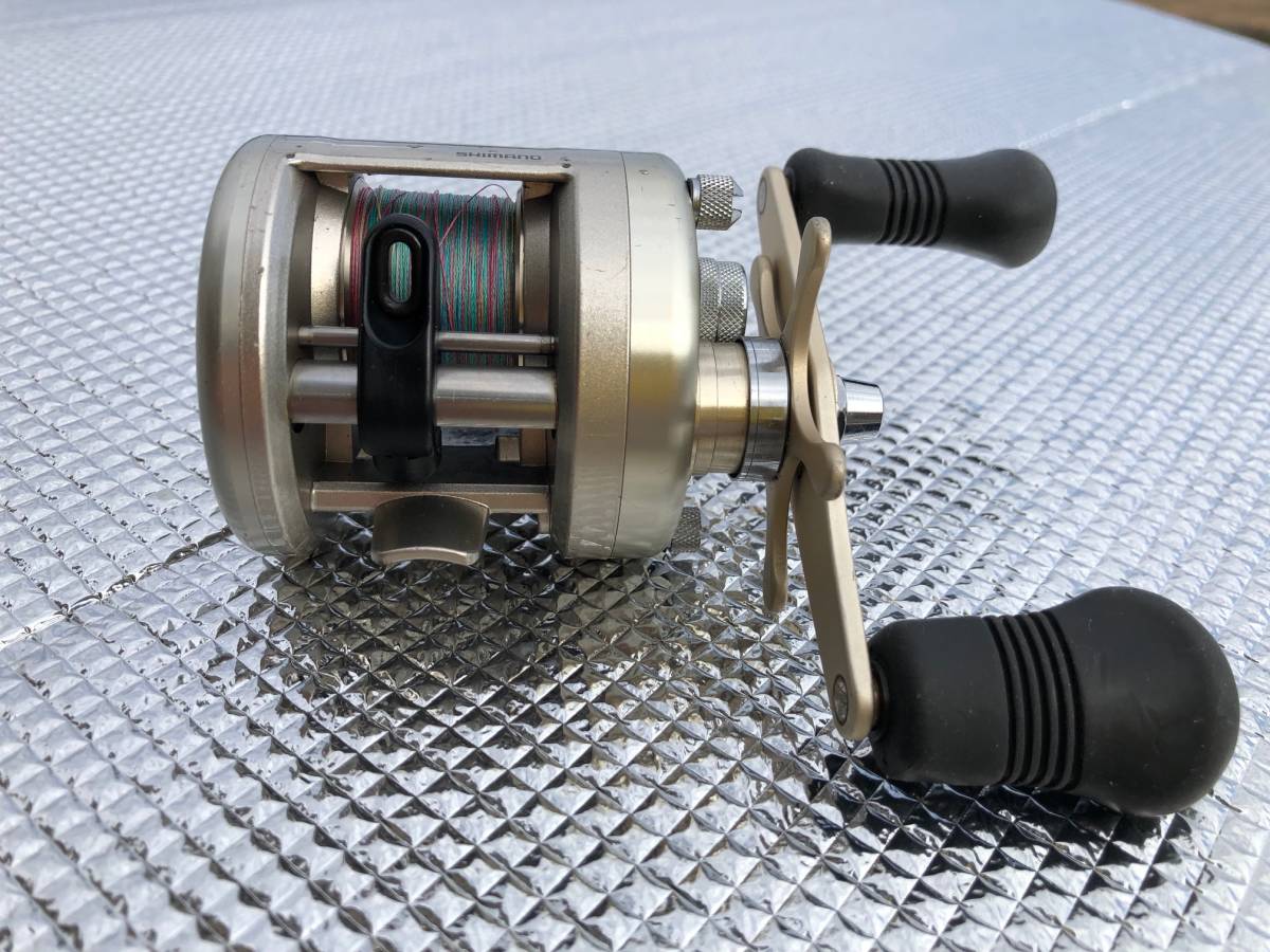 シマノ SHIMANO AXIS 101 左ハンドル メンテナンスOK キズ多いけど十分