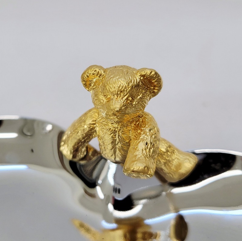 12885】MIKIMOTO ミキモト 小物入れ 熊 クマ くま ジュエリーケース