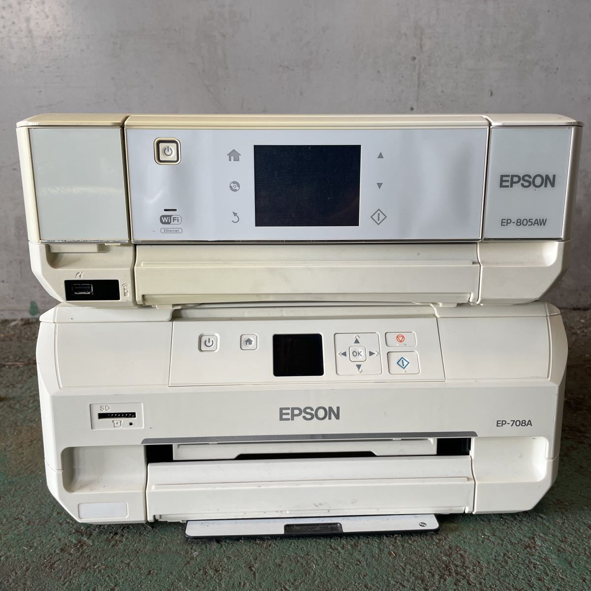 送料無料 EPSONプリンタ 2台セット EP-805AW EP-708A EPSON エプソン