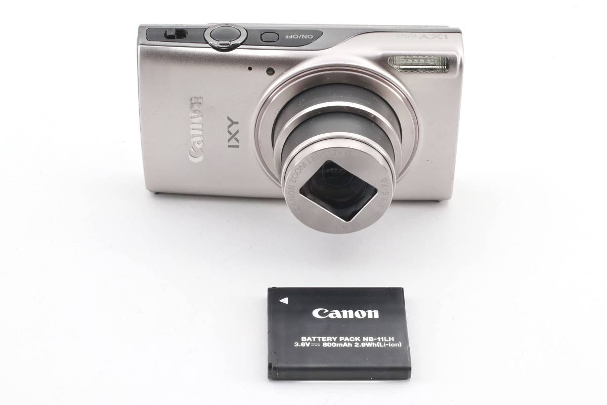 Canon コンパクトデジタルカメラ IXY 650 シルバー 光学12倍ズーム/Wi