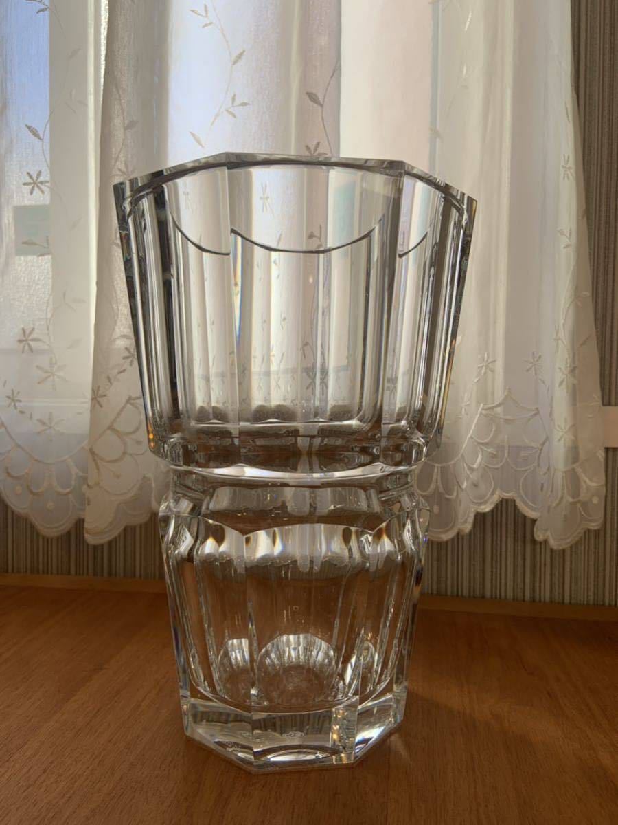 Baccarat バカラ エディス 花瓶 フラワーベース 約25cm USED美品