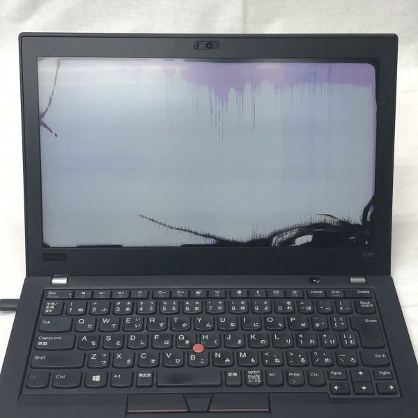お宝アキバ/ジャンク出品 Thinkpad X280 20KES25B00 12.5型 液晶割れ