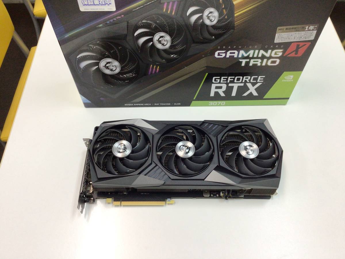美品!! MSI RTX 3070 GeForce GAMING X TRIO 8G グラフィックスボード 